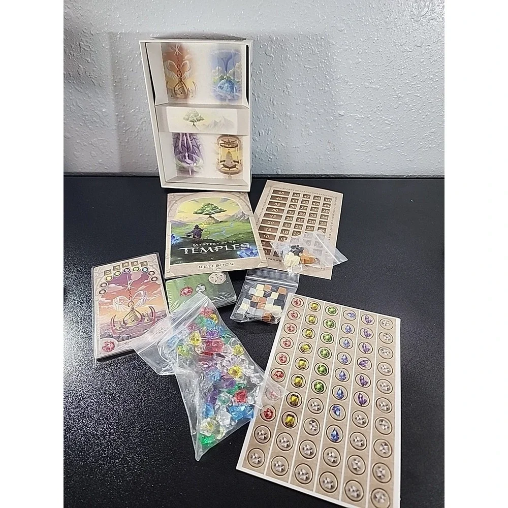 Mystery Of The Temples Board Game For 2-4 Players Ages 10+‎ Deepwater Games VG